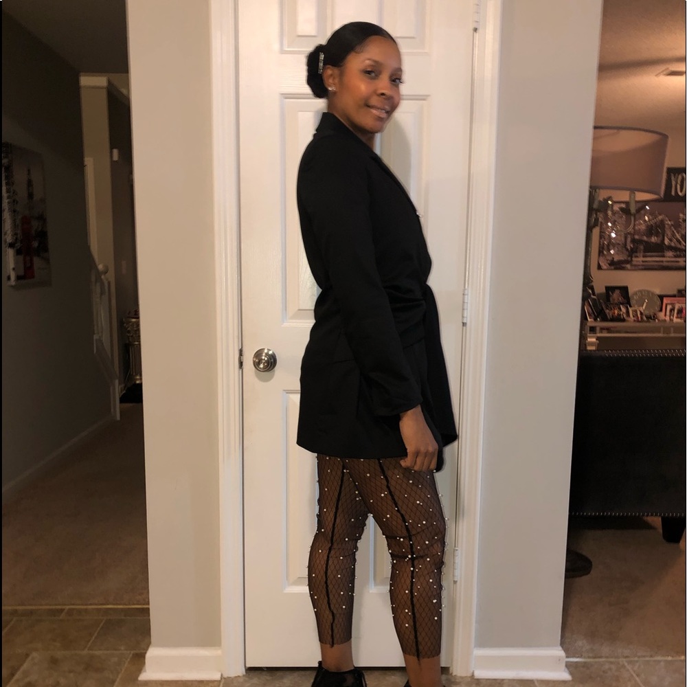 High quality pearl leggings